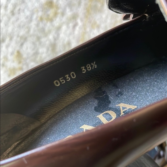 Prada Brown Leather Loafers - Picture 7 of 7